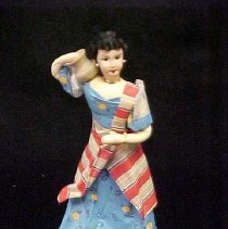 Cloth Italian Woman Figurine