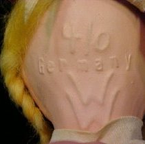 Cloth Doll with Ceramic Face