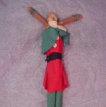 Bound Newspaper Doll