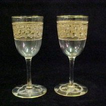 Two Glass Goblets