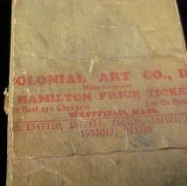 Box of Green Plastic Numbers