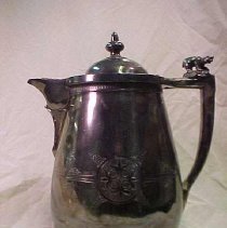 Silver Ice Water Pitcher