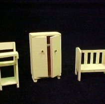 Twenty Pieces of Dollhouse Furniture