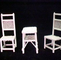 Twenty Pieces of Dollhouse Furniture