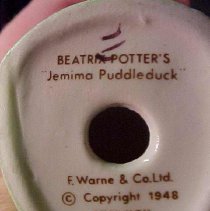 Five Beatrix Potter Figurines