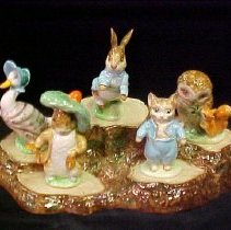 Five Beatrix Potter Figurines