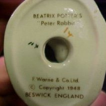 Five Beatrix Potter Figurines