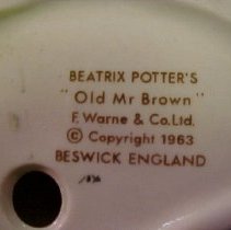 Five Beatrix Potter Figurines