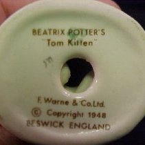 Five Beatrix Potter Figurines