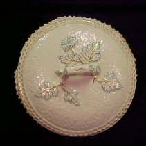 Chamber Pot with Croqueted-Covered Lid