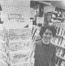 Jane E. Nelson with Postcards