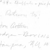 Revington Arthur with Abstract Art