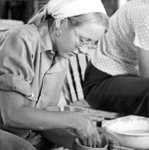 Girl at Potter's Wheel
