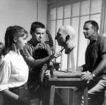 Duhme With Art Students