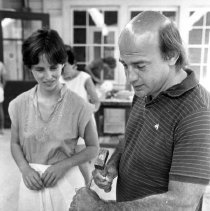 Eric Berg With Art Students