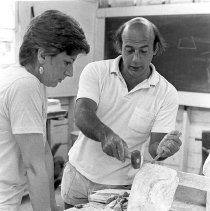 Eric Berg With Art Students