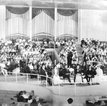 Choir and Orchestra in Session