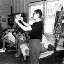 Rosenthal with Art Students