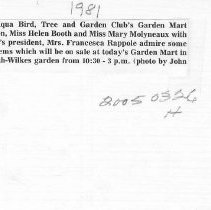Bird, Tree & Garden Club Garden Mart