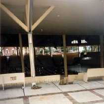Tandem Bicycles Parked in Amphitheater
