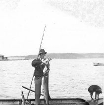 Lawrence Cornell and Dog