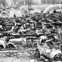 Aftermath of Fire at Chautauqua Garage