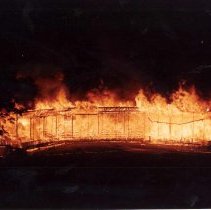 Grandstand Destroyed by Fire