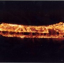 Grandstand Destroyed by Fire