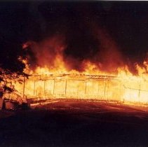Grandstand Destroyed by Fire