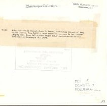 General Devers and Bell Landing at Athletic Field