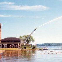 Bell Tower and Firetruck