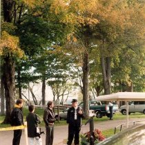President Clinton at Palestine Park
