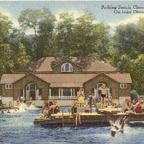 Bathing Beach, Chautauqua, N.Y., On Lake Chautauqua