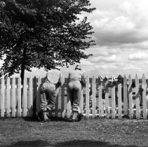 Soldiers Looking at Girls