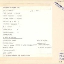 Dedication of Norton Hall