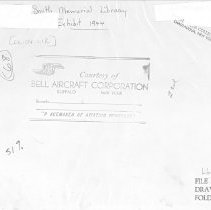 Bell Aircraft Exhibit at Smith Memorial Library