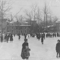 Skating on Bestor Plaza