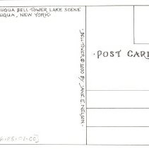 Bell Tower and Lake Scene