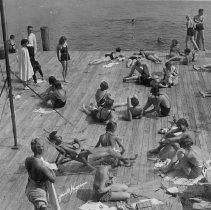 Lounging on College Club Dock
