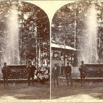 Illuminated Fountain at Chautauqua