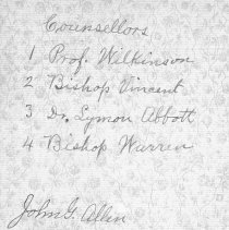 Counselors of C.L.S.C.--Gateway of St. Paul's Grove