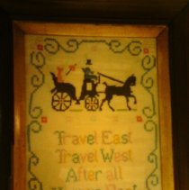 Horse and Carriage Needlework