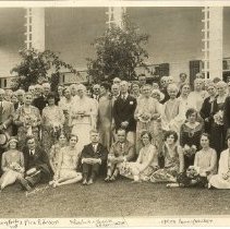 Notable Group Portrait in front of Chautauqua Golf Club