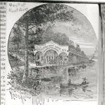 Drawing of Railroad Station