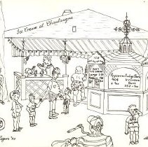 Ice Cream at Chautauqua Illustration