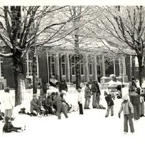 Ice Skaters on Bestor Plaza