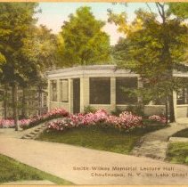 Hand-colored Smith-Wilkes Hall