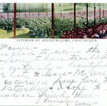 Interior of Amphitheater, Chautauqua