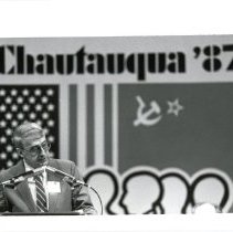 Dr. Daniel Bratton opening Soviet Week