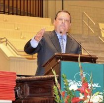 Chris Olsen Speaking at JHS Graduation